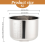 Cuiseur à riz intérieur en acier inoxydable 5L, avec balance 5