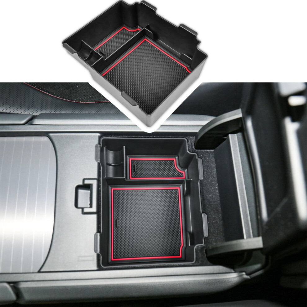 Center Console Organizer Tray Compatible With Acura Rdx Accessories 2019 Abs Insert Tray 689788454405