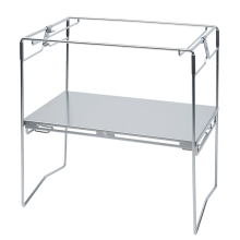 Réchaud de camping portable en acier inoxydable, table de pique-nique.