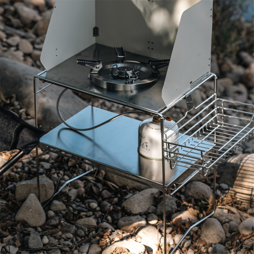 Edelstahl-Campingkocher-Einheit für SaturnStove 2