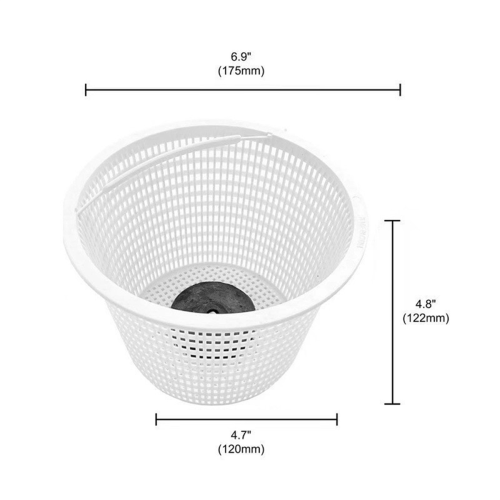 Swimming Pool Skimmer Basket Replacement White S 1