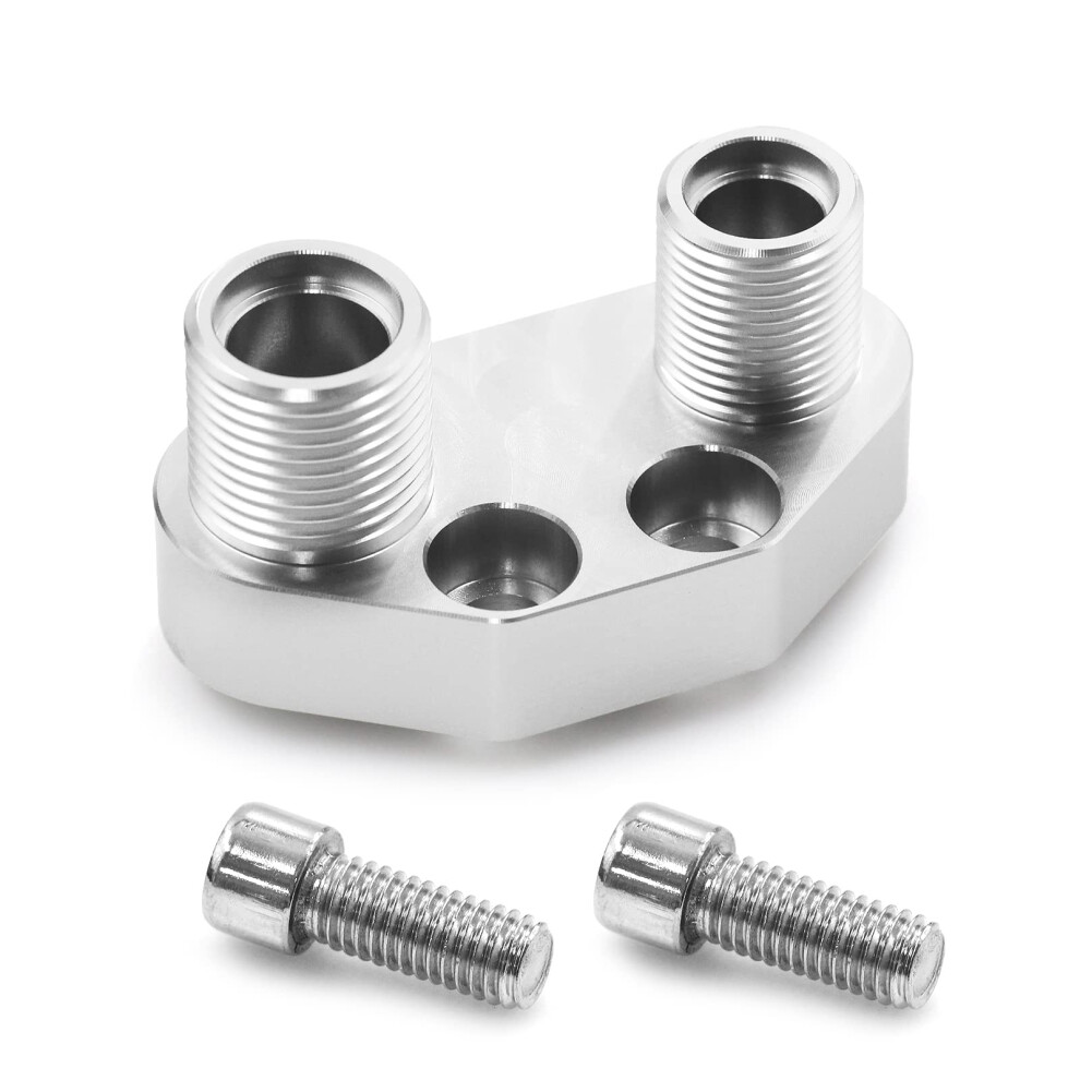 Ac Compressor Adapter Fitting A/C Quick Connector Fittings, 6061 T6 Aluminum Polished Finish Replacement For Sanden Sd7b10 7176 689788455259