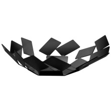 Alessi MT01 B Korb, Schwarz, 24,5 x 23,2 x 6,2 cm