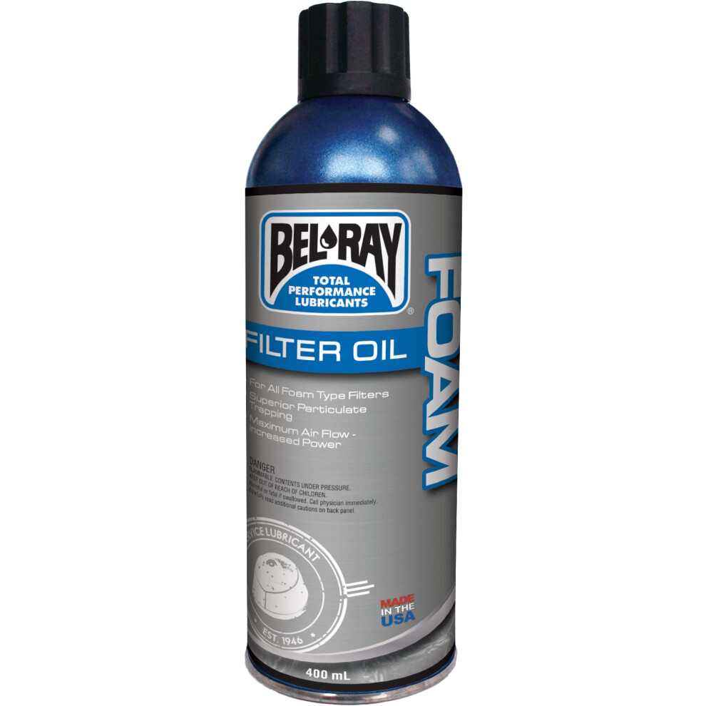 Bel-Ray Foam Filter Oil Waterproof Spray 400Ml
