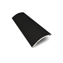 Matt Black Self-Adhesive Aluminium Door Threshold Ramp TVS 40mm x 0.9m