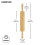 Farberware Farberware Classic Wood Rolling Pin 17,75 polegadas natural 5