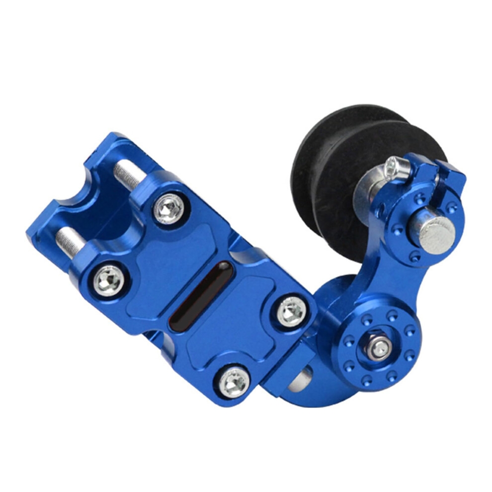 Universal Aluminum Motorcycles Chain Tensioner Adjuster Roller Tools Modified Accessories For Dirt Pit Bike Atv, As Pictures Shown, Blue 689788455761