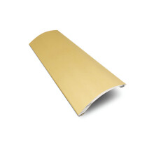 Matt Brass Self-Adhesive Aluminium Reducer Floor Trim Ramp TVS 40mm x 0.9m