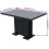 VidaXL vidaXL Extendable Dining Dinner Kitchen Cafe Table Desk Seater High Gloss Black 7