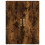 VidaXL vidaXL Wall Mounted Cabinets Bathroom Cupboard Side Cabinet 2 pcs Smoked Oak 6