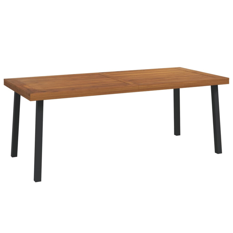 Vidaxl Garden Table Outdoor Dining Table Coffee Tea Table Solid Wood Acacia