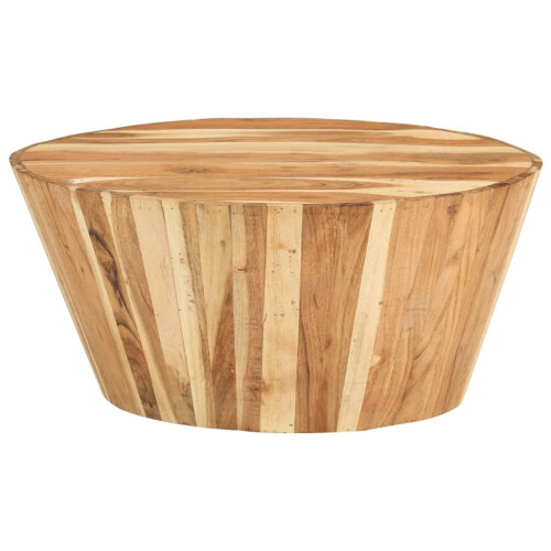VidaXL vidaXL Solid Acacia Wood Coffee Table Wooden Side Accent Couch End Tea Table 1