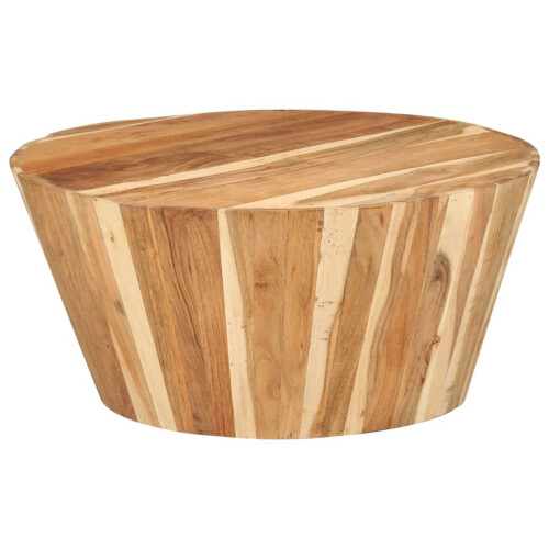 VidaXL vidaXL Solid Acacia Wood Coffee Table Wooden Side Accent Couch End Tea Table