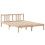 VidaXL vidaXL Bed Frame with Headboard Bed Base 135x190 cm Double Solid Wood Pine 5