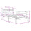 VidaXL vidaXL Bed Frame with Headboard Bed White 90x190 cm Single Solid Wood Pine 4
