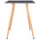 VidaXL vidaXL Dining Table Grey and Oak 120cm MDF Kitchen Dinner Room Desk Stand 3