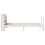VidaXL vidaXL Bed Frame with Headboard Bed White 90x190 cm Single Solid Wood Pine 7