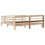 VidaXL vidaXL Bed Frame with Headboard Bed Base Bedstead 200x200 cm Solid Wood Pine 8