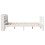 VidaXL vidaXL Bed Frame with Headboard White 120x190 cm Small Double Solid Wood Pine 7
