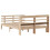 VidaXL vidaXL Bed Frame with Headboard Bed Base 135x190 cm Double Solid Wood Pine 8