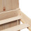 VidaXL vidaXL Bookcase Bed without Mattress Home Bed Base 135x190cm Solid Wood Pine 9