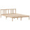 VidaXL vidaXL Bookcase Bed without Mattress Home Bed Base 135x190cm Solid Wood Pine 8