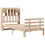 VidaXL vidaXL Bookcase Bed without Mattress Bed 90x190 cm Single Solid Wood Pine 3