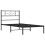 VidaXL vidaXL Metal Bed Frame with Headboard Bed Base Bedstead Black 90x190 cm Single 3