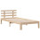 VidaXL vidaXL Bookcase Bed without Mattress 75x190 cm Small Single Solid Wood Pine 8
