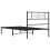 VidaXL vidaXL Metal Bed Frame with Headboard Bed Base Bedstead Black 90x190 cm Single 7