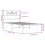 VidaXL vidaXL Metal Bed Frame with Headboard Bed Base Bedstead Black 90x190 cm Single 9