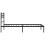 VidaXL vidaXL Metal Bed Frame with Headboard Bed Base Bedstead Black 90x190 cm Single 6