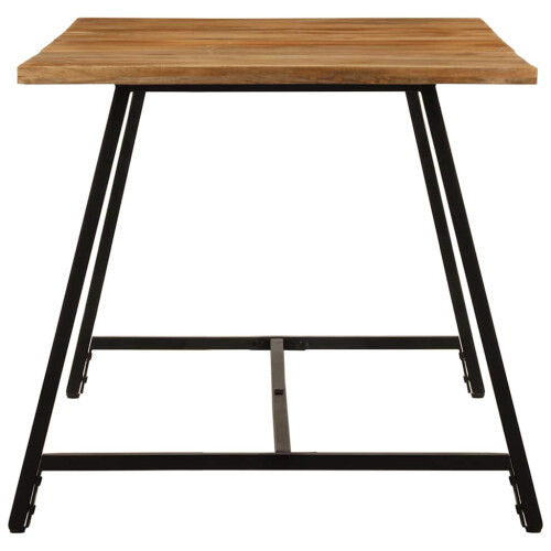 VidaXL vidaXL Dining Table 160x80x75 cm Solid Wood Mango dining room table 2