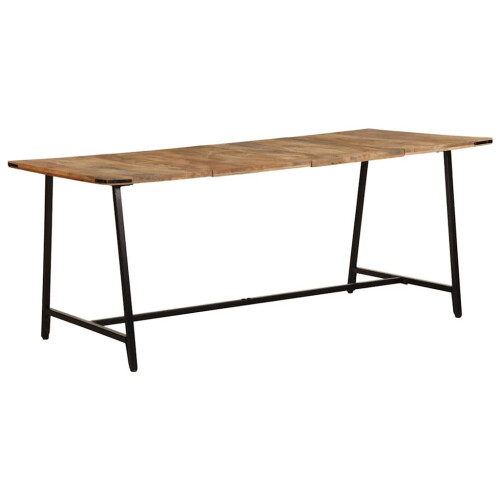 VidaXL vidaXL Dining Table 180x90x75 cm Solid Wood Mango dining room table