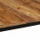 VidaXL vidaXL Dining Table 160x80x75 cm Solid Wood Rough Mango dining room table 6