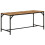 VidaXL vidaXL Dining Table 160x80x75 cm Solid Wood Rough Mango dining room table 1