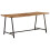 VidaXL vidaXL Dining Table 160x80x75 cm Solid Wood Mango dining room table 10