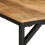 VidaXL vidaXL Dining Table 220x90x75 cm Solid Wood Rough Mango dining room table 5