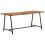 VidaXL vidaXL Dining Table 160x80x75 cm Solid Wood Mango dining room table 11