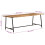 VidaXL vidaXL Dining Table 200x100x75 cm Solid Wood Mango dining room table 4