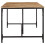 VidaXL vidaXL Dining Table 220x90x75 cm Solid Wood Rough Mango dining room table 3