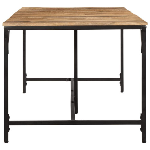 VidaXL vidaXL Dining Table 220x90x75 cm Solid Wood Rough Mango dining room table 2