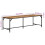 VidaXL vidaXL Dining Table 220x90x75 cm Solid Wood Rough Mango dining room table 9