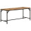 VidaXL vidaXL Dining Table 160x80x75 cm Solid Wood Rough Mango dining room table 10