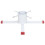 VidaXL vidaXL Christmas Tree Stand Christmas Tree Holder Christmas Tree Base White 5