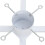 VidaXL vidaXL Christmas Tree Stand Christmas Tree Holder Christmas Tree Base White 7