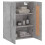 VidaXL vidaXL Wall Mounted Cabinet Bathroom Cabinet Concrete Grey Engineered Wood 5