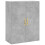 VidaXL vidaXL Wall Mounted Cabinets Bathroom Cupboard Cabinet 2 pcs Concrete Grey 5
