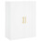 VidaXL vidaXL Wall Mounted Cabinets Bathroom Cabinet Cupboard Cabinet 2 pcs White 5