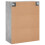 VidaXL vidaXL Wall Mounted Cabinets Bathroom Cupboard Cabinet 2 pcs Concrete Grey 8